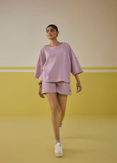 A Model Wearing Multicolor Organic Cotton Soul Sun Organic Cotton T-Shirt, curated by Only Ethikal